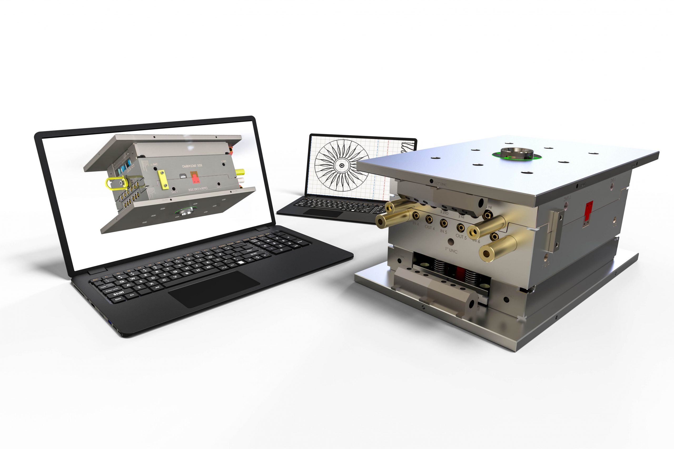 3d-Render-Image-Of-A-Plastic-Injection-Mold-Representing-Cad