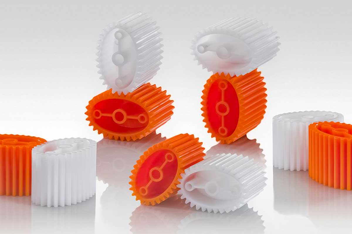 production of technopolymer gears