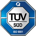 Logo certificazione TUV SUD ISO 9001