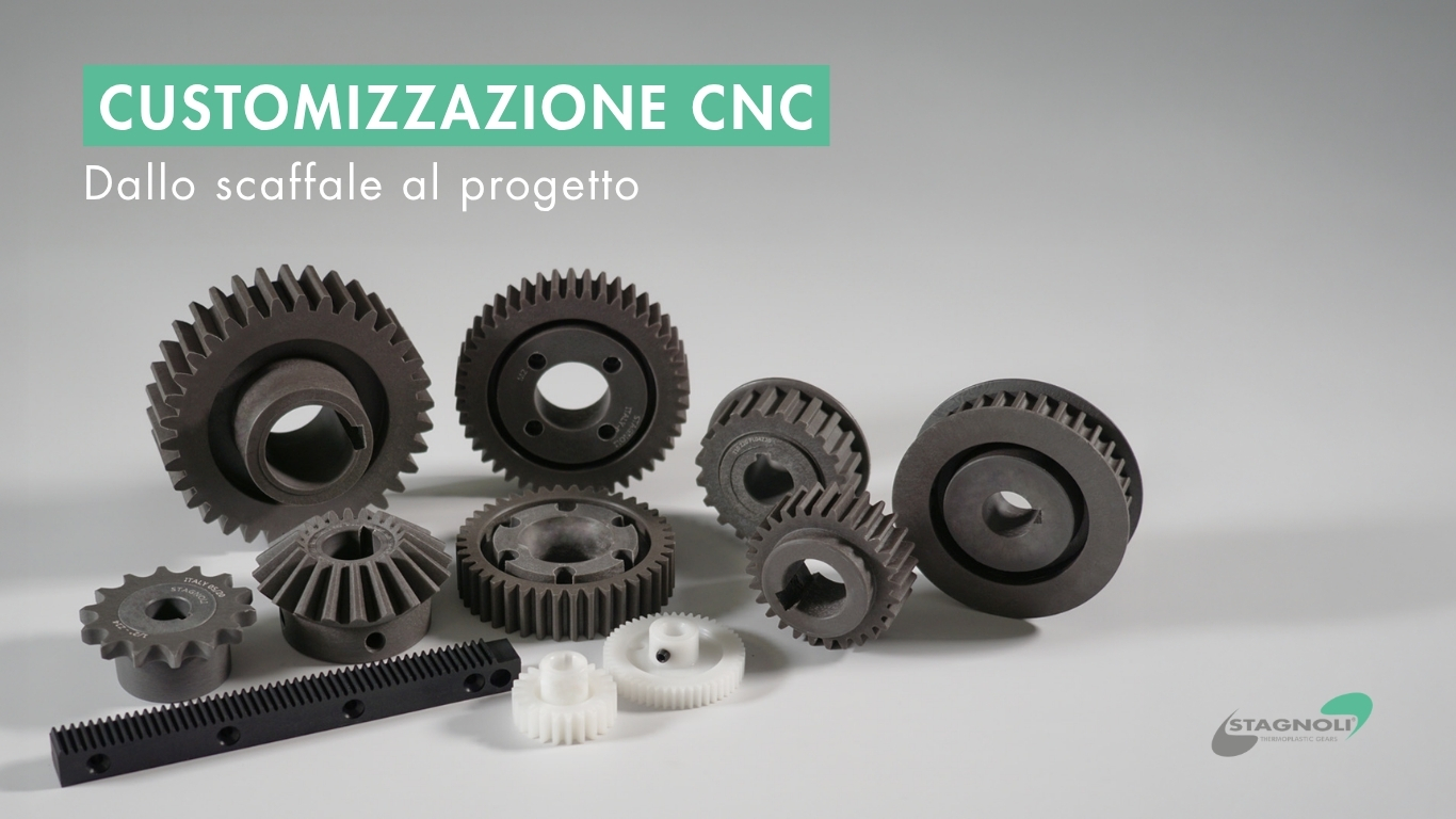 customizzazione cnc ingranaggi in plastica