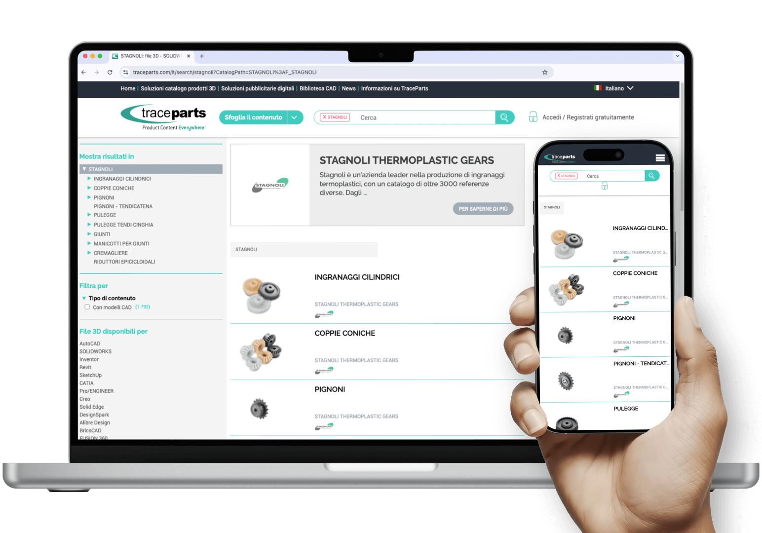 Stagnoli Gears Catalogo Traceparts